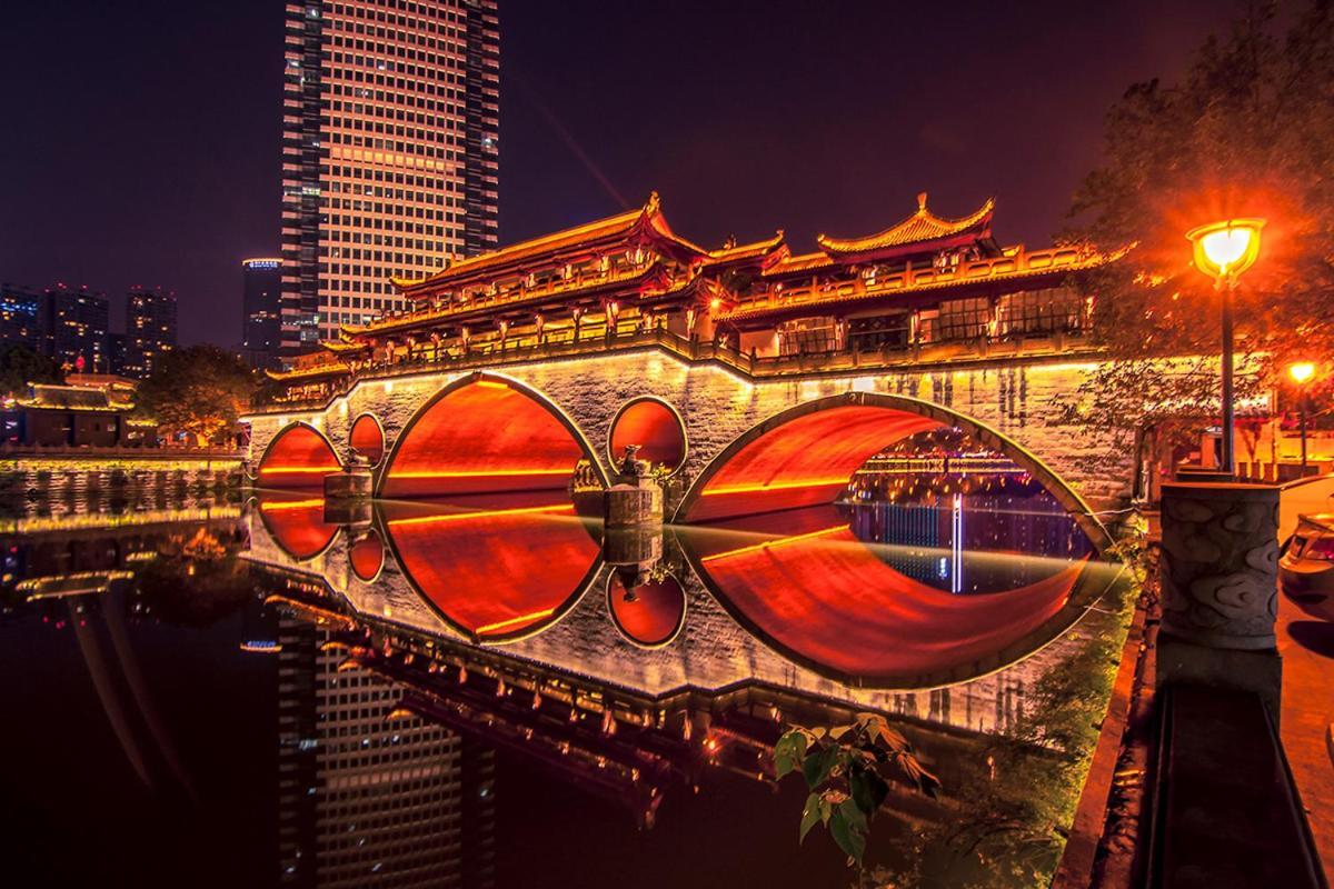 The Hotel Zen Urban Resort Chengdu Exterior foto